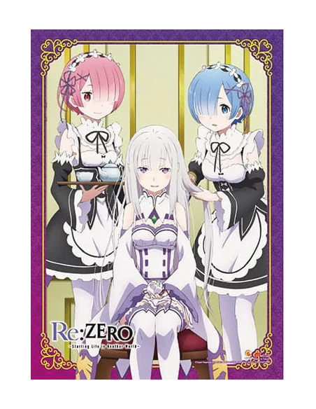Re:Zero Starting Life in Another World Póster Tela Emilia, Rem & Ram