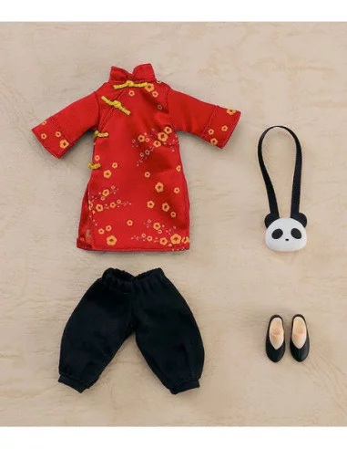 Original Character Accesorios para las Figuras Nendoroid Doll Outfit Set: Long Length Chinese Outfit (Red)