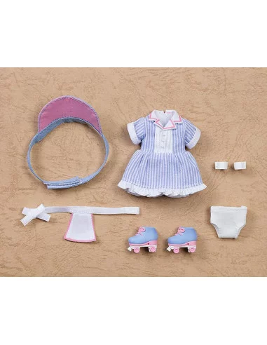Original Character Accesorios para las Figuras Nendoroid Doll Outfit Set: Diner - Girl (Blue)
