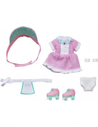 Original Character Accesorios para las Figuras Nendoroid Doll Outfit Set: Diner - Girl (Pink)
