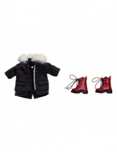 Original Character Accesorios para las Figuras Nendoroid Doll Warm Clothing Set: Boots & Mod Coat (Black)