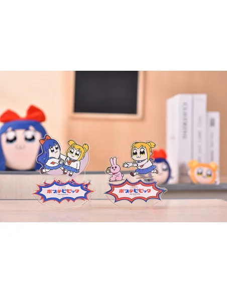Pop Team Epic Figura acrilico GoodSmile Moment Acrylic Stand Rocking Popuko & Pipmi 12 cm Pop Team Epic Figura acrilico GoodSmile Moment Acrylic Stand Rocking Popuko & Pipmi 12 cm