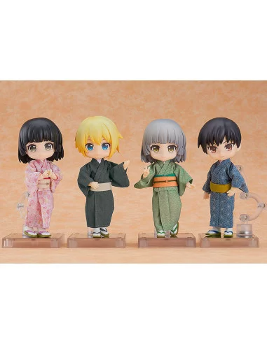 Original Character Accesorios para las Figuras Nendoroid Doll Outfit Set: Kimono - Boy (Gray)