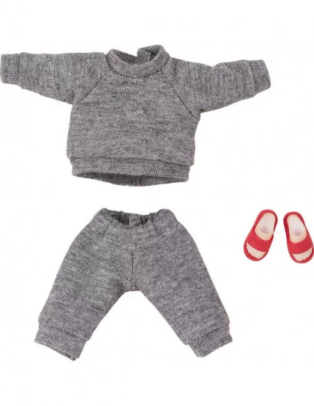 Original Character Accesorios para las Figuras Nendoroid Doll Outfit Set: Sweatshirt and Sweatpants (Gray)