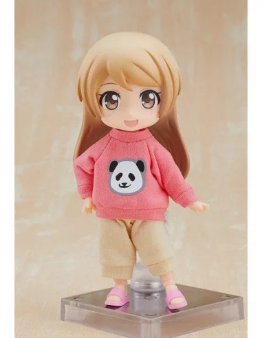 Original Character Accesorios para las Figuras Nendoroid Doll Outfit Set: Sweatshirt and Sweatpants (Pink)
