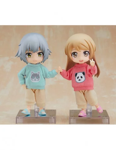 Original Character Accesorios para las Figuras Nendoroid Doll Outfit Set: Sweatshirt and Sweatpants (Light Blue)