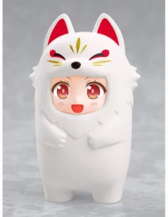 Nendoroid More Accesorios para las Figuras Nendoroid Kigurumi Face Parts Case White Kitsune 10 cm 2