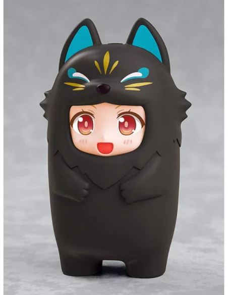 Nendoroid More Accesorios para las Figuras Nendoroid Kigurumi Face Parts Case Black Kitsune 10 cm Nendoroid More Accesorios para las Figuras Nendoroid Kigurumi Face Parts Case Black Kitsune 10 cm