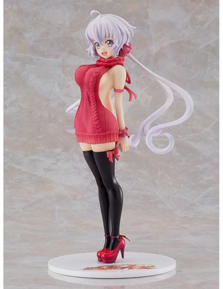 Senki Zesshou Symphogear G Estatua PVC 1/7 Chris Yukine: Lovely Sweater Style AQ 24 cm Senki Zesshou Symphogear G Estatua PVC 1/7 Chris Yukine: Lovely Sweater Style AQ 24 cm