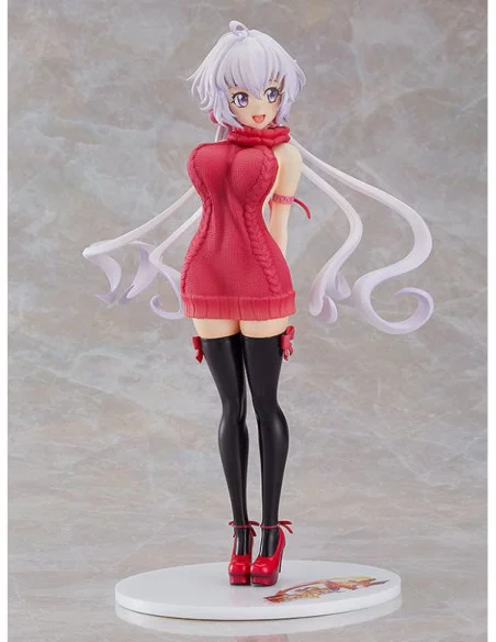 Senki Zesshou Symphogear G Estatua PVC 1/7 Chris Yukine: Lovely Sweater Style AQ 24 cm Senki Zesshou Symphogear G Estatua PVC 1/7 Chris Yukine: Lovely Sweater Style AQ 24 cm
