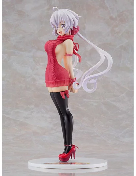Senki Zesshou Symphogear G Estatua PVC 1/7 Chris Yukine: Lovely Sweater Style AQ 24 cm Senki Zesshou Symphogear G Estatua PVC 1/7 Chris Yukine: Lovely Sweater Style AQ 24 cm