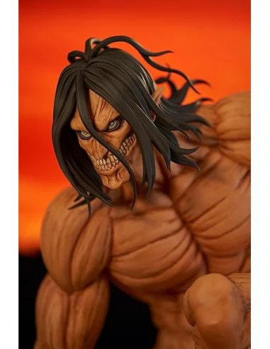 Attack on Titan Estatua PVC Pop Up Parade Eren Yeager: Attack Titan Ver. XL 34 cm