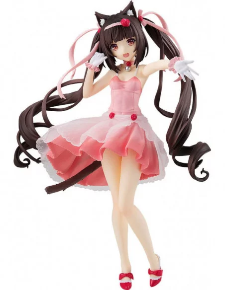 Nekopara Estatua PVC Pop Up Parade Chocola: Cocktail Dress Ver. 17 cm