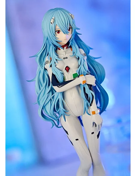 Rebuild of Evangelion Estatua PVC Pop Up Parade Rei Ayanami: Long Hair Ver. (re-run) 17 cm