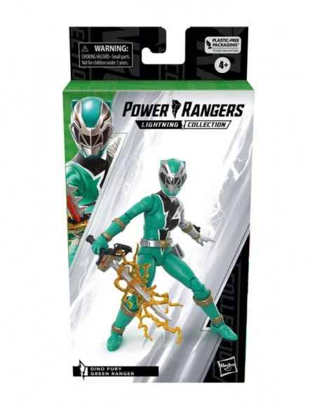 Power Rangers Lightning Collection Figura Dino Fury Green Ranger 15 cm Power Rangers Lightning Collection Figura Dino Fury Green Ranger 15 cm