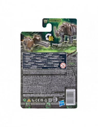 Transformers: el despertar de las bestias Beast Alliance Battle Masters Figura Rhinox 8 cm