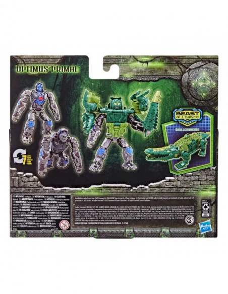 Transformers: el despertar de las bestias Beast Alliance Combiner Pack de 2 Figuras Optimus Primal & Skullcruncher 13 cm