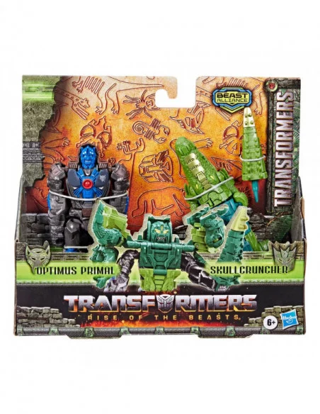 Transformers: el despertar de las bestias Beast Alliance Combiner Pack de 2 Figuras Optimus Primal & Skullcruncher 13 cm