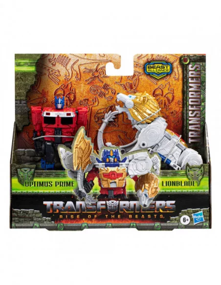 Transformers: el despertar de las bestias Beast Alliance Combiner Pack de 2 Figuras Optimus Prime & Lionblade 13 cm