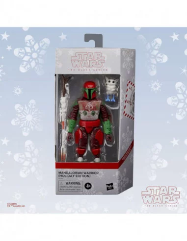 Star Wars Black Series Figura Mandalorian Warrior (Holiday Edition) 15 cm