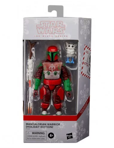 Star Wars Black Series Figura Mandalorian Warrior (Holiday Edition) 15 cm