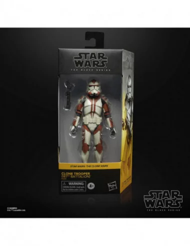 Star Wars: The Clone Wars Black Series Figura Clone Trooper (187th Battalion) 15 cm