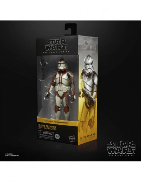 Star Wars: The Clone Wars Black Series Figura Clone Trooper (187th Battalion) 15 cm
