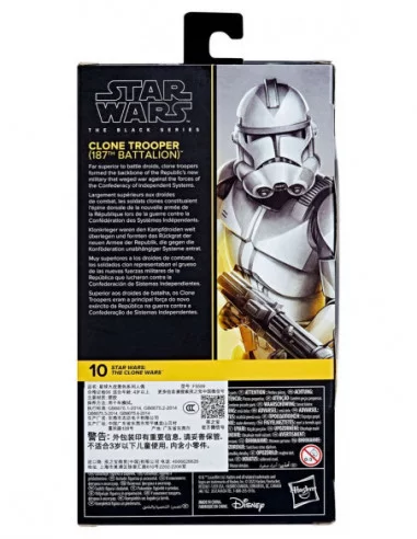 Star Wars: The Clone Wars Black Series Figura Clone Trooper (187th Battalion) 15 cm