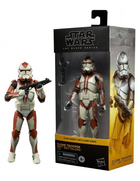 Star Wars: The Clone Wars Black Series Figura Clone Trooper (187th Battalion) 15 cm