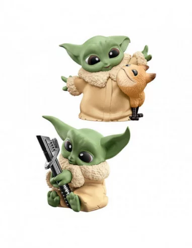 Star Wars Bounty Collection Pack de 2 Figuras Grogu Loth-Cat Cuddles & Darksaber Discovery 6 cm