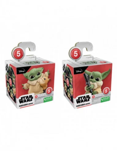 Star Wars Bounty Collection Pack de 2 Figuras Grogu Loth-Cat Cuddles & Darksaber Discovery 6 cm