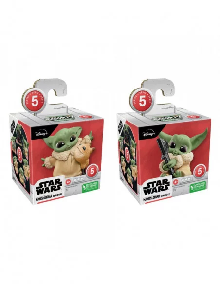 Star Wars Bounty Collection Pack de 2 Figuras Grogu Loth-Cat Cuddles & Darksaber Discovery 6 cm