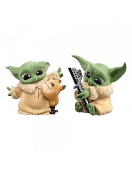 Star Wars Bounty Collection Pack de 2 Figuras Grogu Loth-Cat Cuddles & Darksaber Discovery 6 cm