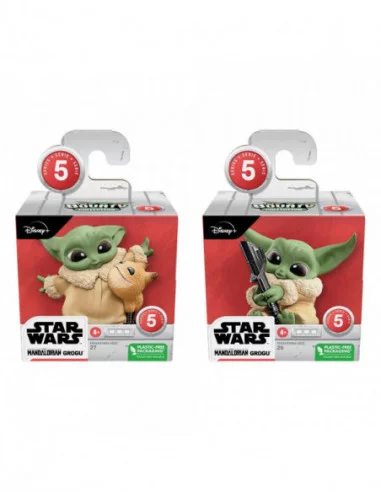 Star Wars Bounty Collection Pack de 2 Figuras Grogu Loth-Cat Cuddles & Darksaber Discovery 6 cm