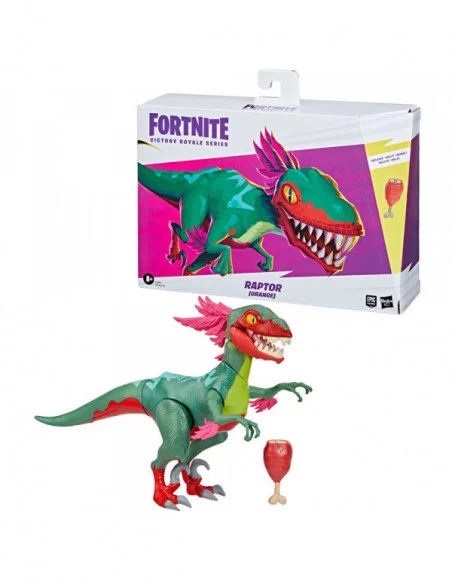 Fortnite Victory Royale Series Figura Raptor (Orange) 15 cm