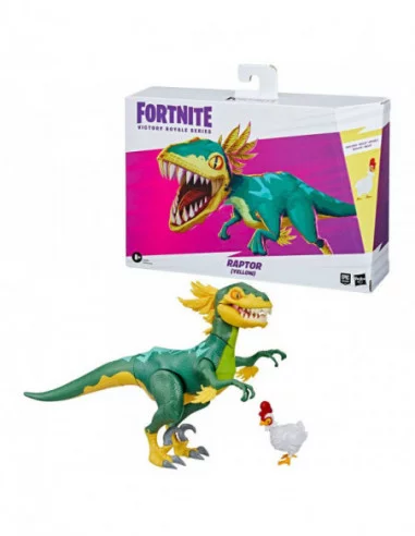 Fortnite Victory Royale Series Figura Raptor (Yellow) 15 cm