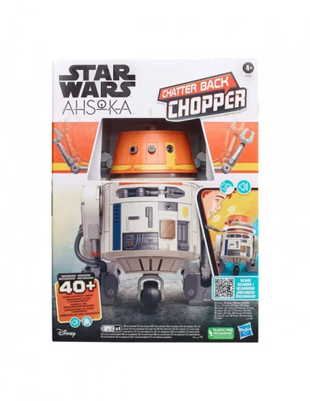 Star Wars: Ahsoka Figura Electrónica Animatronic Chatter Back Chopper 19 cm