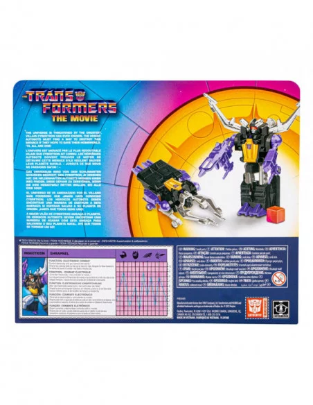 The Transformers: The Movie Figura Retro Shrapnel 14 cm