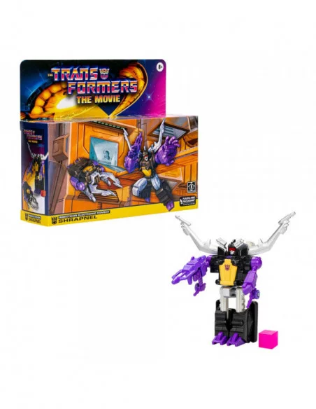 The Transformers: The Movie Figura Retro Shrapnel 14 cm