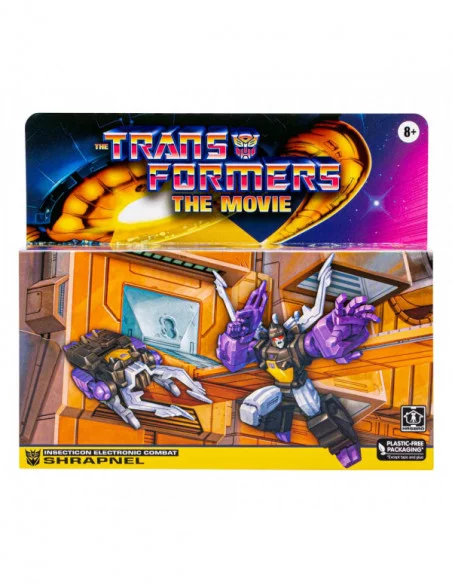 The Transformers: The Movie Figura Retro Shrapnel 14 cm