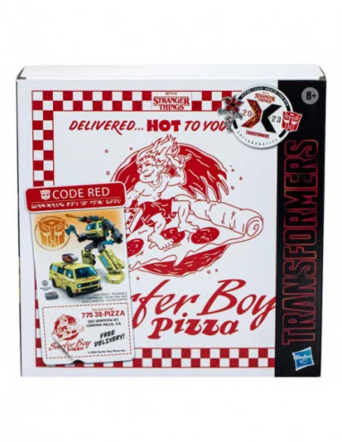 Stranger Things x Transformers Figura Code Red