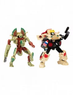 Transformers x Jurassic Park Pack de 2 Figuras Dilophocon & Autobot JP12