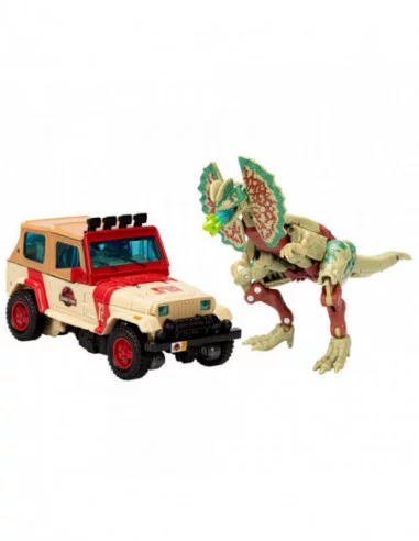 Transformers x Jurassic Park Pack de 2 Figuras Dilophocon & Autobot JP12