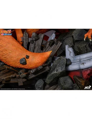 Naruto Shippuden Estatua 1/8 Battle of Destiny Namikaze Minato vs Kurama 59 cm