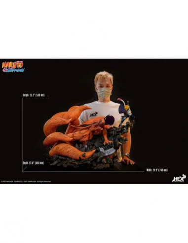 Naruto Shippuden Estatua 1/8 Battle of Destiny Namikaze Minato vs Kurama 59 cm