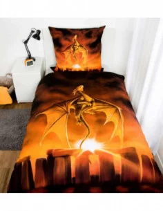 Anne Stokes Funda Nórdica Logos 135 x 200 cm / 80 x 80 cm 2