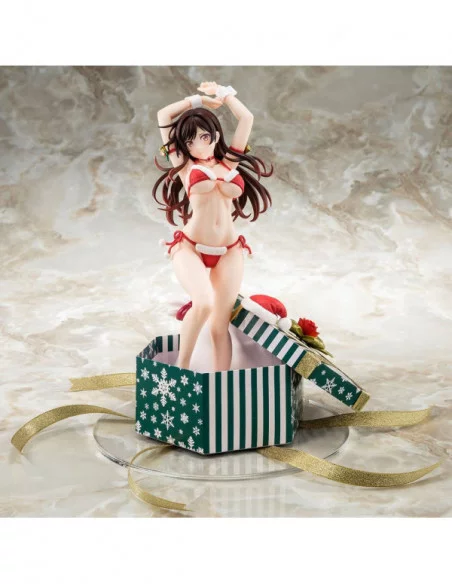 Rent-A-Girlfriend Estatua PVC 1/6 Mizuhara Chizuru Santa Bikini de Fuwamoko 2nd Xmas 26 cm