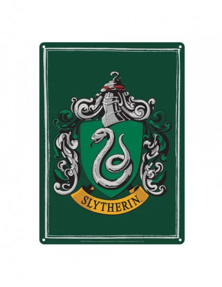 Harry Potter Placa de Chapa Slytherin 21 x 15 cm