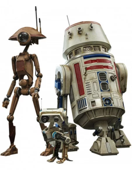 Star Wars The Mandalorian Figuras 1/6 R5-D4, Pit Droid, & BD-72