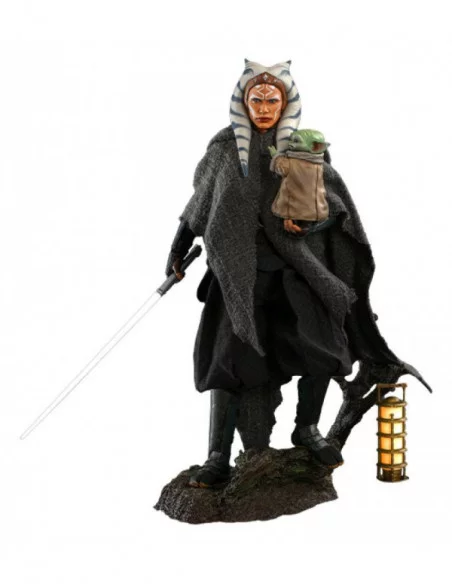 Star Wars The Mandalorian Pack de 2 Figuras 1/6 Ahsoka Tano & Grogu 29 cm